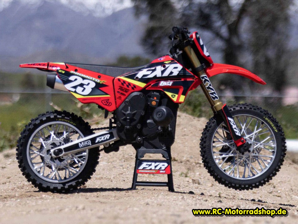 LOS06000T1: LOSI Promoto-MX 1/4 RTR, FXR rot LOS06000T1